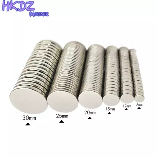 Very Strong Neodymium Magnets  10mm 12mm 15mm 18mm neo magnet discs craft  UK