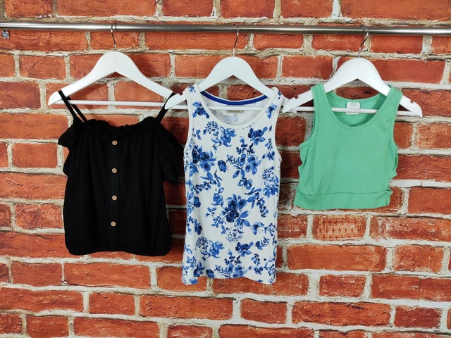 Giubbotto Senza Maniche Pacchetto Ragazze Età 7-8 Anni Zara Next Set Estivo 128Cm