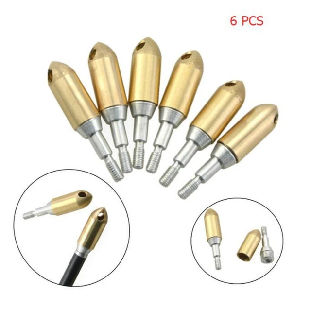 12 Pointes De Flèche Judo 8 Pattes - Acier Inoxydable 25 Grains, Pour OD 6.2mm