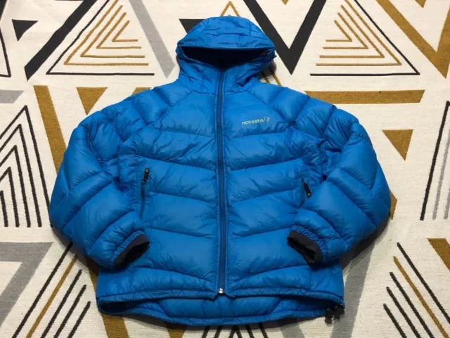 NORRONA WATERFALL Blue Lyngen Down 750 Women s Puffer Hooded