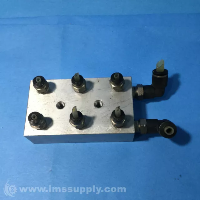 6 Port Pneumatic Manifold, with Push Quick Fittings USIP