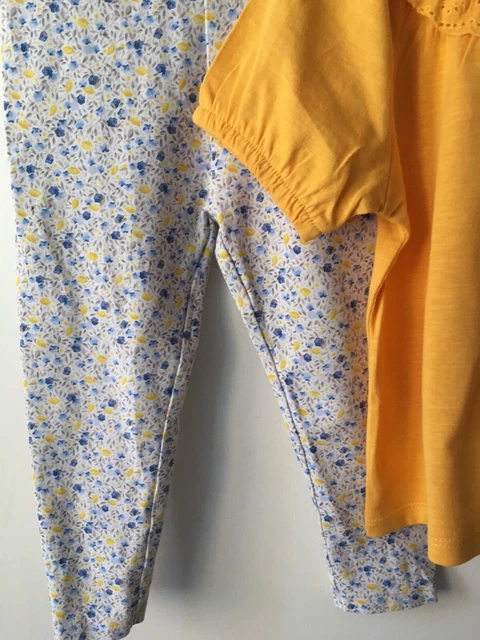 Leggings floreali Next bambine ecc e nuovi top Matalan 18-24 mesi 4