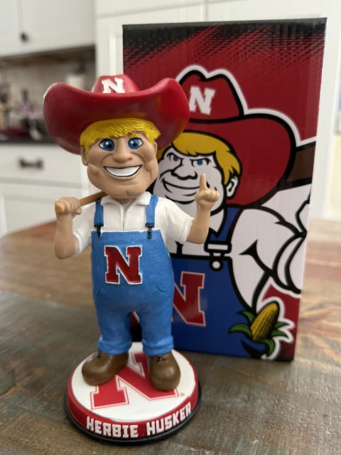 Nebraska Volleyball Husker Coach John Cook 25th Season Cowboy Hat SGA Bobblehead