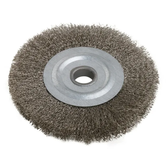 Precision Stainless Steel Wire Brush Wheel Ideal for Finishing and Polishing