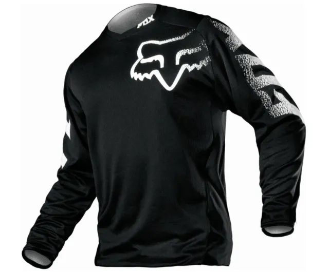 Fox Panne D'Électricité Vélo de Descente Moto MX Motocross Tricot Jersey S NOIR