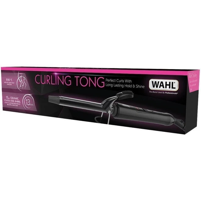 Varita / Cerámica Wahl 13Mm Rizador De Pelo Pinza Rizado / Herramienta De Peinado Negra