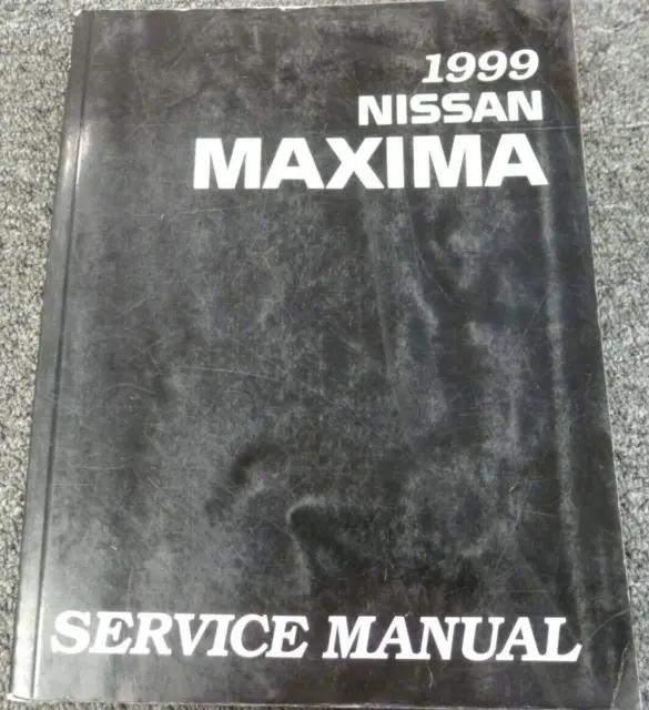 1999 Nissan Maxima Service Repair Shop Workshop Manual Factory OEM