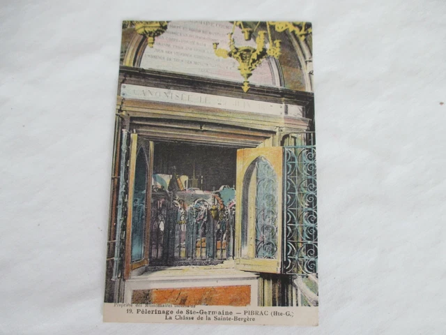 Cpa 31 Pibrac Carte Postale Ancienne Écrite Pèlerinage De Sainte Germaine