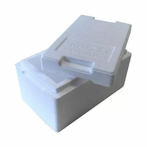 Styroporbox Thermobox mit Deckel 47,62 L / 600 x 400 x 296 mm Kühlbox  Camping