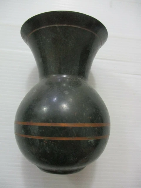 A vintage small size copper made vase, signed by Palbel, Israel, 50's.