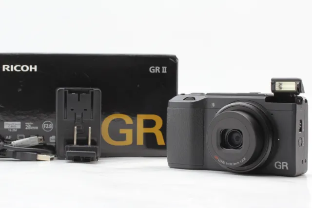 S/N 2837 [MINT in Box] Ricoh GR II 16.2 MP Digital Compact Camera from Japan