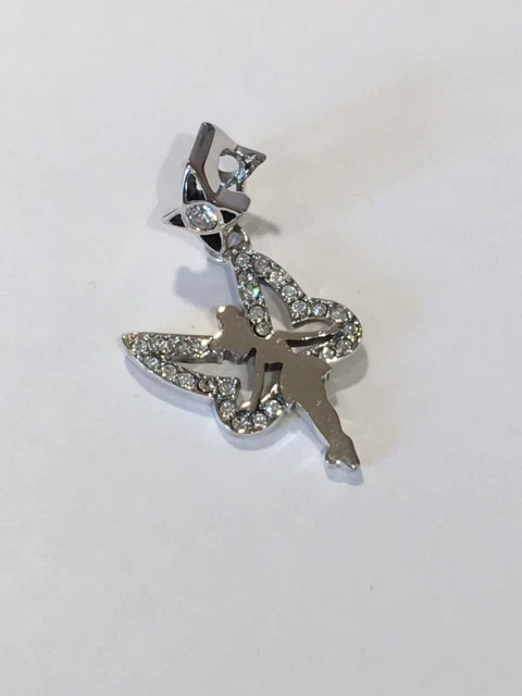 New Chamilia Disney Tink Tinker-Bell  Charm #2025-1043 Fairy Crystal Swarovski