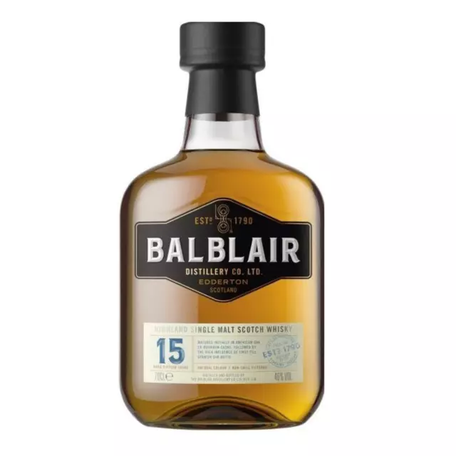 Balblair 15 Year Old Single Malt Scotch Whisky 700ml Bottle