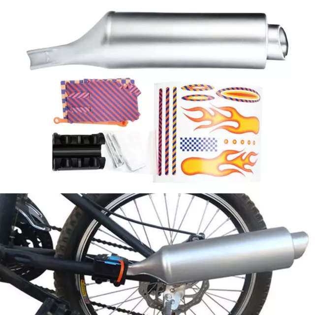 Bicycle Exhaust Sound System Engine Sounds Effect Bike Turbo Spoke Pipe