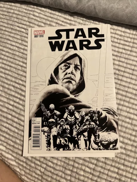 Star Wars #7 1:100 (2015) Retailer Variant Cassaday Sketch~1st Kenobi Journal NM