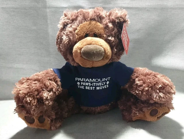 GUND PHILBIN T-SHIRT Bear Soft Toy Plush Teddy Bear Paramount Brand New ...