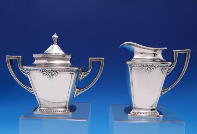 Trianon by International Sterling Silver Sugar and Creamer Set 2pc (#7628)