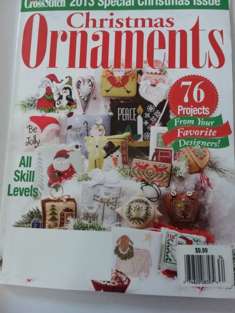 Craft Counted Cross Stitch Magazine Just Cross Stitch Christmas Ornaments 2013