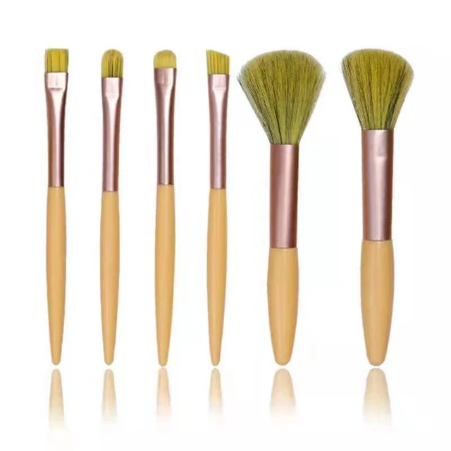 6pcs Lidschatten Make-Up Pinsel Set Kosmetik zum Auftragen von Augen Makeup