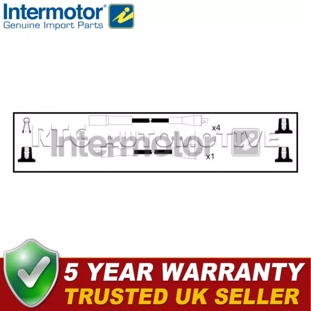 Intermotor HT Ignition Leads Fits Vauxhall Nova 1982-1993 1.0 1.4 73687