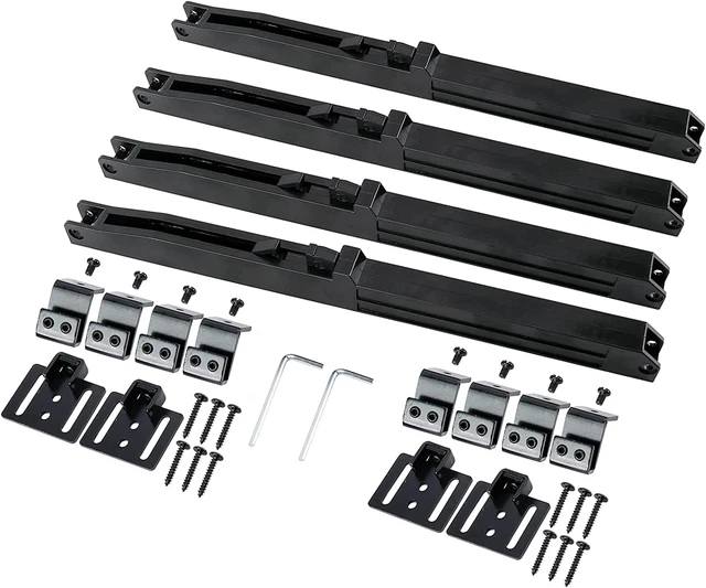 Realplus 4Pcs Barn Door Soft Close Mechanism Spring Buffer Damper Sliding Barn D