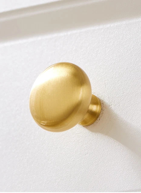 Brass Wardrobe Door Knob Cupboard Drawer Pulls Dresser Kitchen Cabinet Handle 3