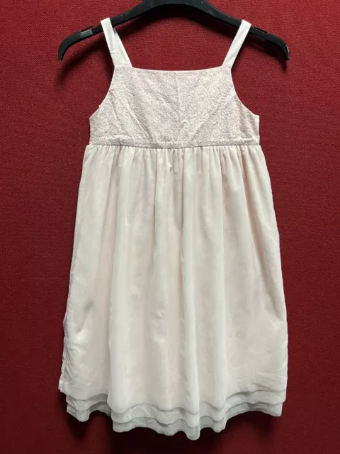 The Little White Company Pailletten Tutu Riemen Kleid pink 7-8 Jahre TD131 GG 03