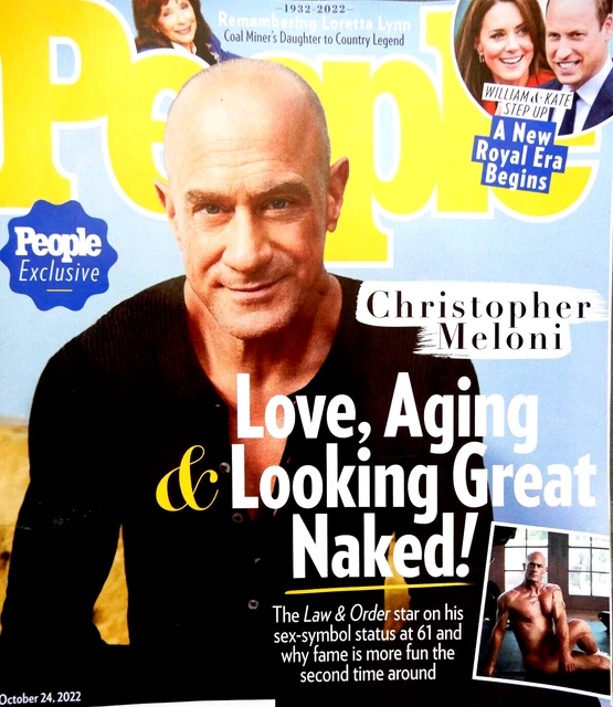 PEOPLE MAGAZINE OCTOBER 24 2022 CHRISTOPHER MELONI LOVE AGING LOOKING