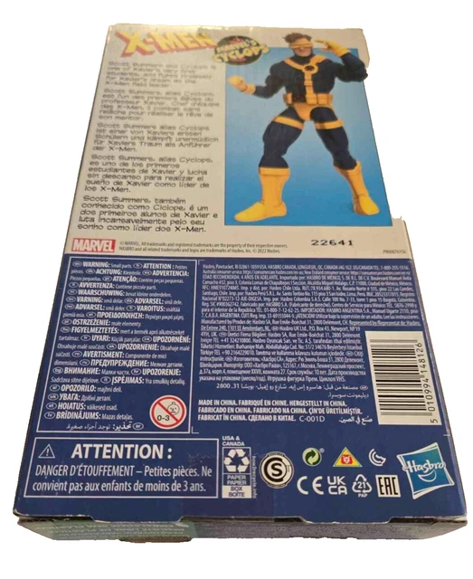 HASBRO MARVEL LEGENDS X-Men VHS Retro Cyclops - Sealed Boxed Action ...