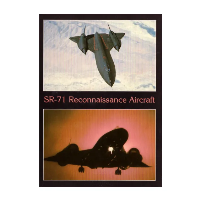 USAF - SR-71 Reconnaissance Avion - Avion Carte Postale - Bonne Qualité