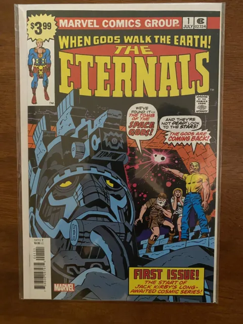 Eternals #1 Facsimile Comic Book Marvel Comics