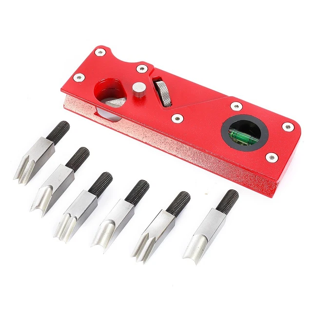 Handheld Chamfer Plane Woodworking Trimming45 Degree Bevel Planer Cutter Head