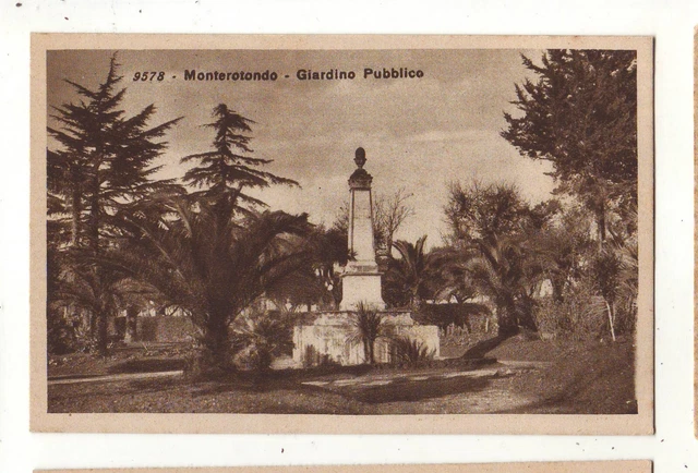 cartoline Monterotondo(Grosseto),giardino pubblico