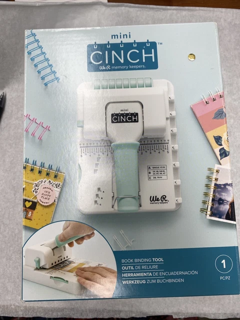 Mini herramienta de encuadernación de libros Cinch - por We R memory Keepers WR661388 TOTALMENTE NUEVA