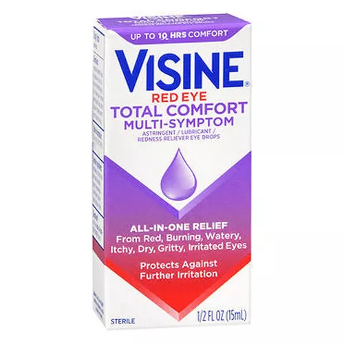 Visine Totality Multi-Symptômes Soulagement Gouttes Yeux 15 ML Par Band-Aid