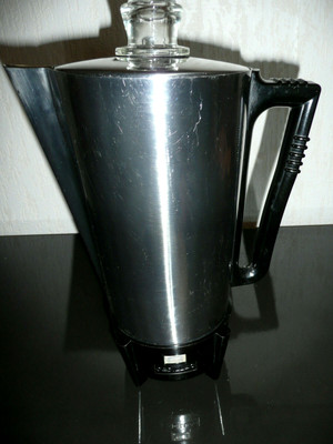 Cafetière Percolateur Ancienne Manitowac - Acier Inoxydable, 160 Oz, Pour Camping - Occasion
