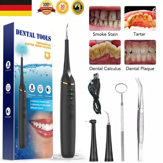 Ultraschall Elektrisch Zahnsteinentferner Sonic Dental Scaler Zähne Zahnreiniger