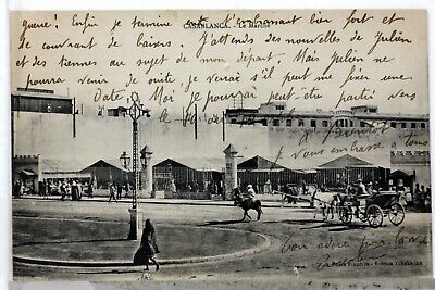Marche Place Of United Nations Casablanca Morocco CPA Postcard 8030