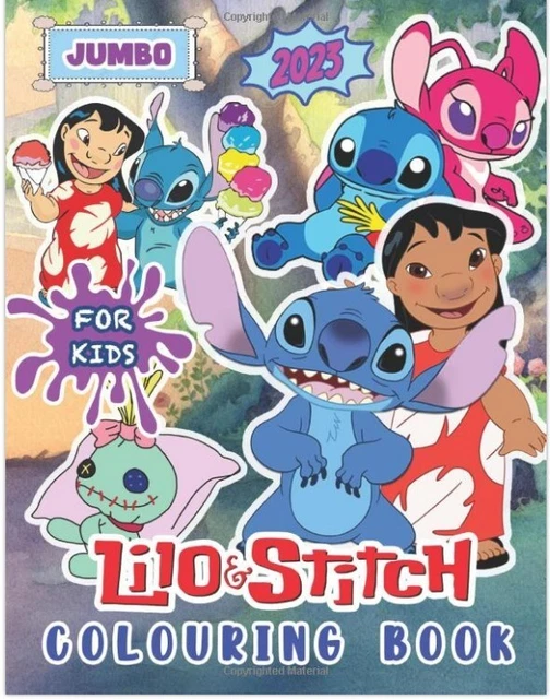 LILO & STITCH Coloring Book Kids Drawing Activity Gift Boys Girls Game