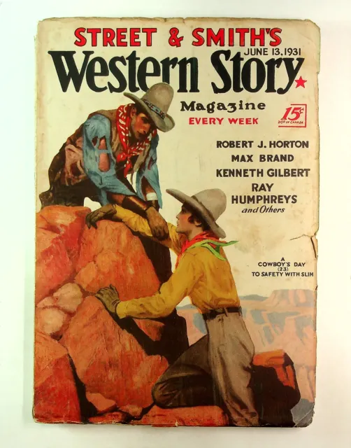 Western Story Magazine Pulp 1st Series Jun 13 1931 Vol. 104 #6 GD/VG 3.0