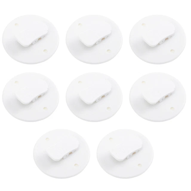 8 PIEZAS Parada Resistente al Viento Protector Clips Ducha Salpicaduras Clip Cortina