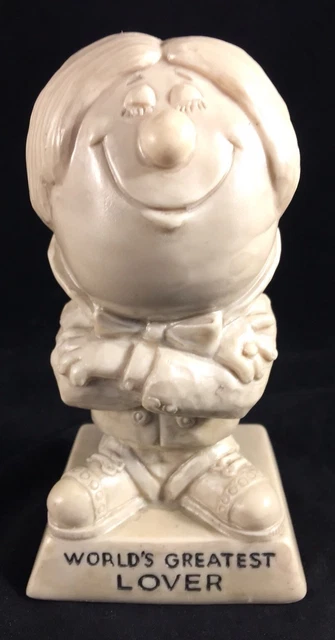 Russ Berries RW Worlds Greatest Lover Man Male Figurine Statue Sculpture 1970