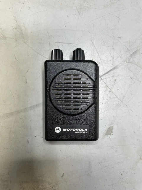 Motorola Minitor V Pager 151 - 158.9975 MHz 2-Ch  - UNTESTED