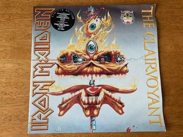 Iron Maiden - The Clairvoyant / Infinite Dreams (2 x 12 inch vinyl) Ltd Ed - NEW