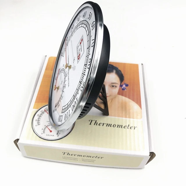 Horloge Numérique Étanche Pour Douche - Thermomètre, Hygromètre, Minuterie | Grand Écran LCD, Bleu