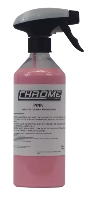 Pink One Step Cleaner Chrom (NW) 500ml Spray Reinigung Auto Traktor LKW