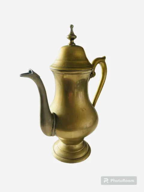 Vintage Brass Coffee Pot/Tea Kettle Pot