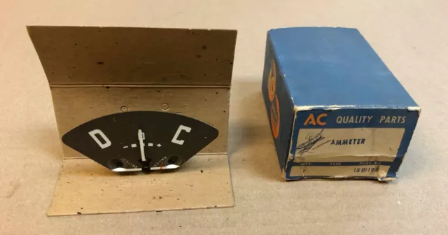 NOS 1949 - 1955 Chevrolet Commercial Truck Amp / Ammeter Gauge P/N 1501198