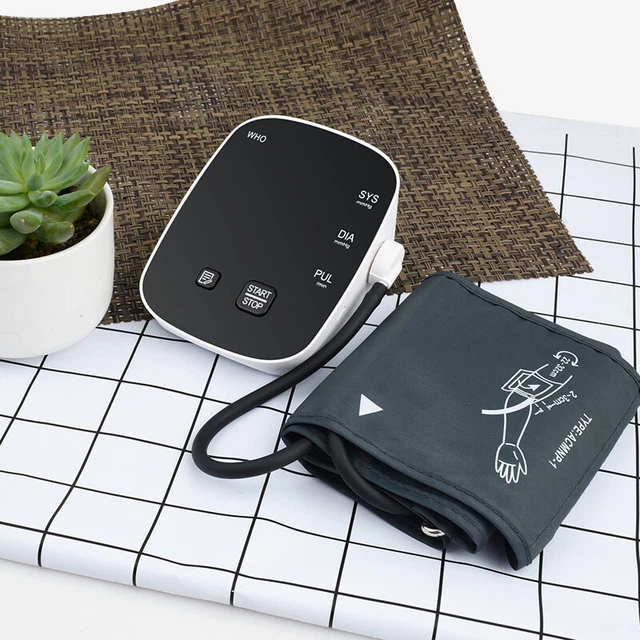 Automatic Blood Pressure Monitor Machine Digital  + Upper Arm Cuff for Home Use