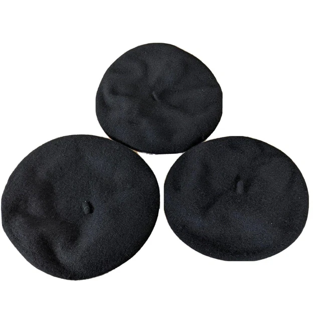 BLACK FELT HATS Halloween costume (3 total) £14.66 PicClick UK